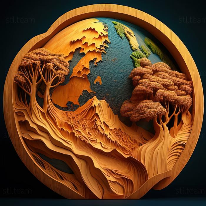 3D модель Искусство земли (STL)